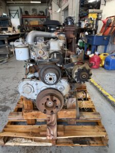 Used Isuzu 6BG1T diesel engine, view 4