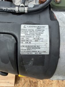 Used Lombardini 11LD626 diesel engine, view 4